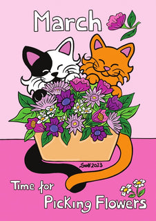 Drawings: Titina and Friends - 3. March (month) T010