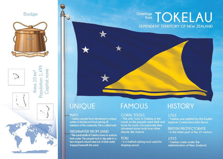 Oceania | TOKELAU - FW - top quality approved by www.postcardsmarket.com specialists