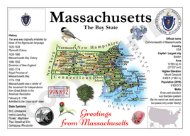 North America | U.S. Constituent - MASSACHUSETTS (MOTW US) - top quality approved by www.postcardsmarket.com specialists