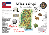 
              North America | U.S. Constituent - MISSISSIPPI (MOTW US) - top quality approved by www.postcardsmarket.com specialists
            
