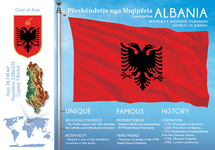 Europe, ALBANIA - FW (country No. 138)