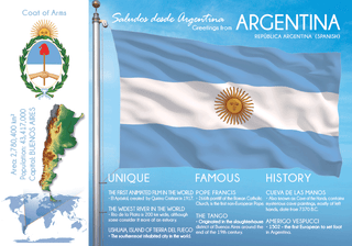 South America | ARGENTINA - FW - top quality approved by www.postcardsmarket.com specialists