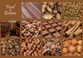 Photo: Food & Brown (bundle x 5 pieces) - top quality approved by www.postcardsmarket.com specialists