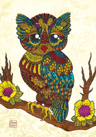 Colours: 103 Baby owl - top quality approved by www.postcardsmarket.com specialists