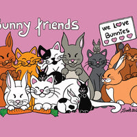 D032 Drawings: Titina and Friends - Bunny Friends - top quality approved by www.postcardsmarket.com specialists