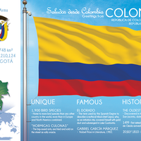 South America | COLOMBIA - FW (country No. 29) - top quality approved by www.postcardsmarket.com specialists