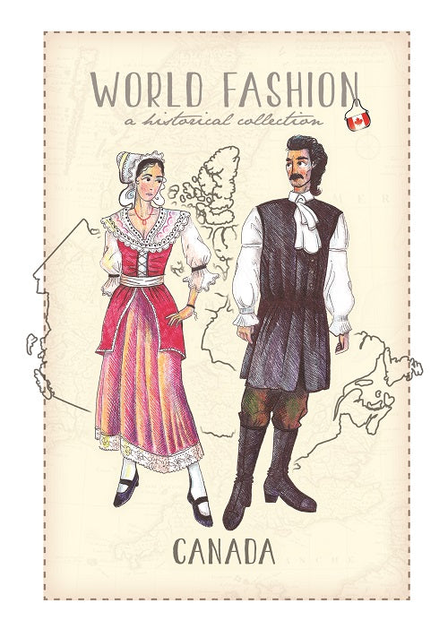 canada typical dress World Fashion Historical Collection