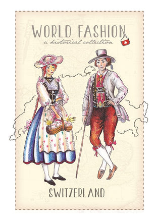 World Fashion Historical Collection - Switzerland (bundle x 5 pieces) - top quality approved by Postcards Market specialists