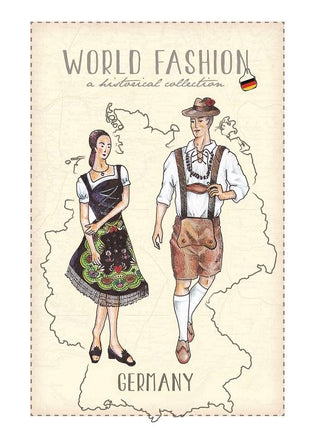 World Fashion Historical Collection - Germany (bundle x 5 pieces) - top quality approved by Postcards Market specialists