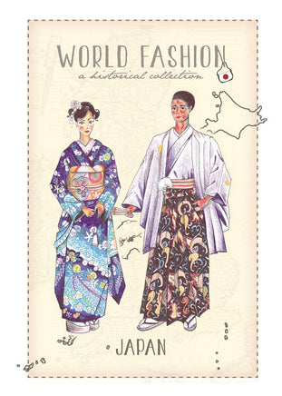 World Fashion Historical Collection - Japan (bundle x 5 pieces) - top quality approved by Postcards Market specialists