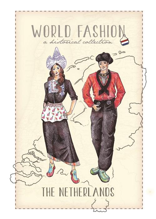 World Fashion Historical Collection - The Netherlands (bundle x 5 pieces) - top quality approved by Postcards Market specialists