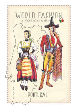 World Fashion Historical Collection - Portugal (bundle x 5 pieces) - top quality approved by Postcards Market specialists