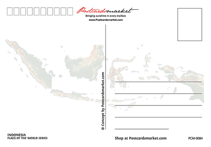 Asia | INDONESIA - FW (country No. 4) - top quality approved by www.postcardsmarket.com specialists