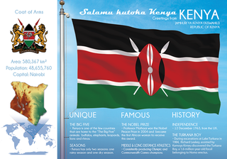 AFRICA | KENYA - FW (country No. 27) - top quality approved by www.postcardsmarket.com specialists