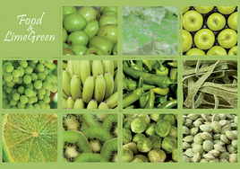 Photo: Food & Limegreen (bundle x 5 pieces) - top quality approved by www.postcardsmarket.com specialists