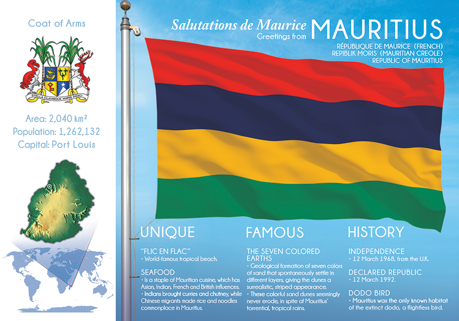 AFRICA | MAURITIUS - FW (country No. 154) - top quality approved by www.postcardsmarket.com specialists