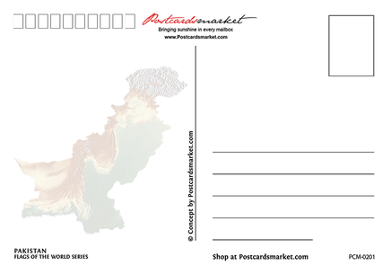 Asia | PAKISTAN - FW (country No. 5) - top quality approved by www.postcardsmarket.com specialists