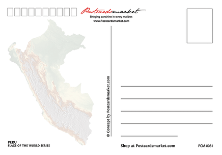South America | PERU - FW (country No. 43) - top quality approved by www.postcardsmarket.com specialists