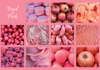 Photo: Food & Pink (bundle x 5 pieces) - top quality approved by www.postcardsmarket.com specialists