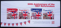 * Stamps | Gibraltar 2017 Referendum 50th Anniversary - Gibraltar Miniature Sheet - top quality approved by www.postcardsmarket.com specialists