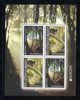 2011 Europa Stamps "Forrest" - Souvenir Sheet - Romania MNH Stamps - top quality Stamps approved by www.postcardsmarket.com specialists