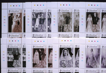 * Stamps | Gibraltar 2017 HM Queen Elizabeth's 70th Wedding Anniversary - Gibraltar stamps - top quality approved by www.postcardsmarket.com specialists