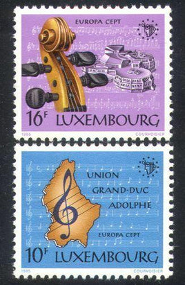 Luxembourg Europa CEPT 1985 Music theme - set of 2 stamps x 5 sets - top quality Stamps approved by www.postcardsmarket.com specialists