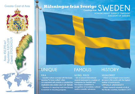 Europe | SWEDEN - FW (Country No. 90) - top quality approved by www.postcardsmarket.com specialists