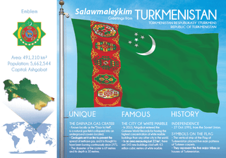 Asia | TURKMENISTAN - FW (country No. 111) - top quality approved by www.postcardsmarket.com specialists