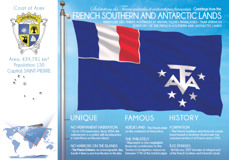 Mayotte official national flag and coat of arms, French territory
