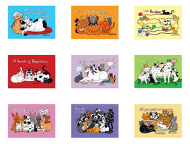 Collector's pack: 30 different postcards "non country" - Titina & Friends - top quality approved by www.postcardsmarket.com specialists