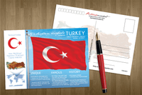 Asia | Europe | TURKEY - FW (country No. 17) - top quality approved by www.postcardsmarket.com specialists