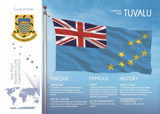 Oceania | Tuvalu - FW - top quality approved by www.postcardsmarket.com specialists