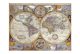 Photo: World - "A new and accurate map" in 1626 (bundle of 5 postcards) - top quality approved by www.postcardsmarket.com specialists