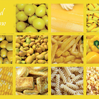 Photo: Food & Yellow (bundle x 5 pieces) - top quality approved by www.postcardsmarket.com specialists